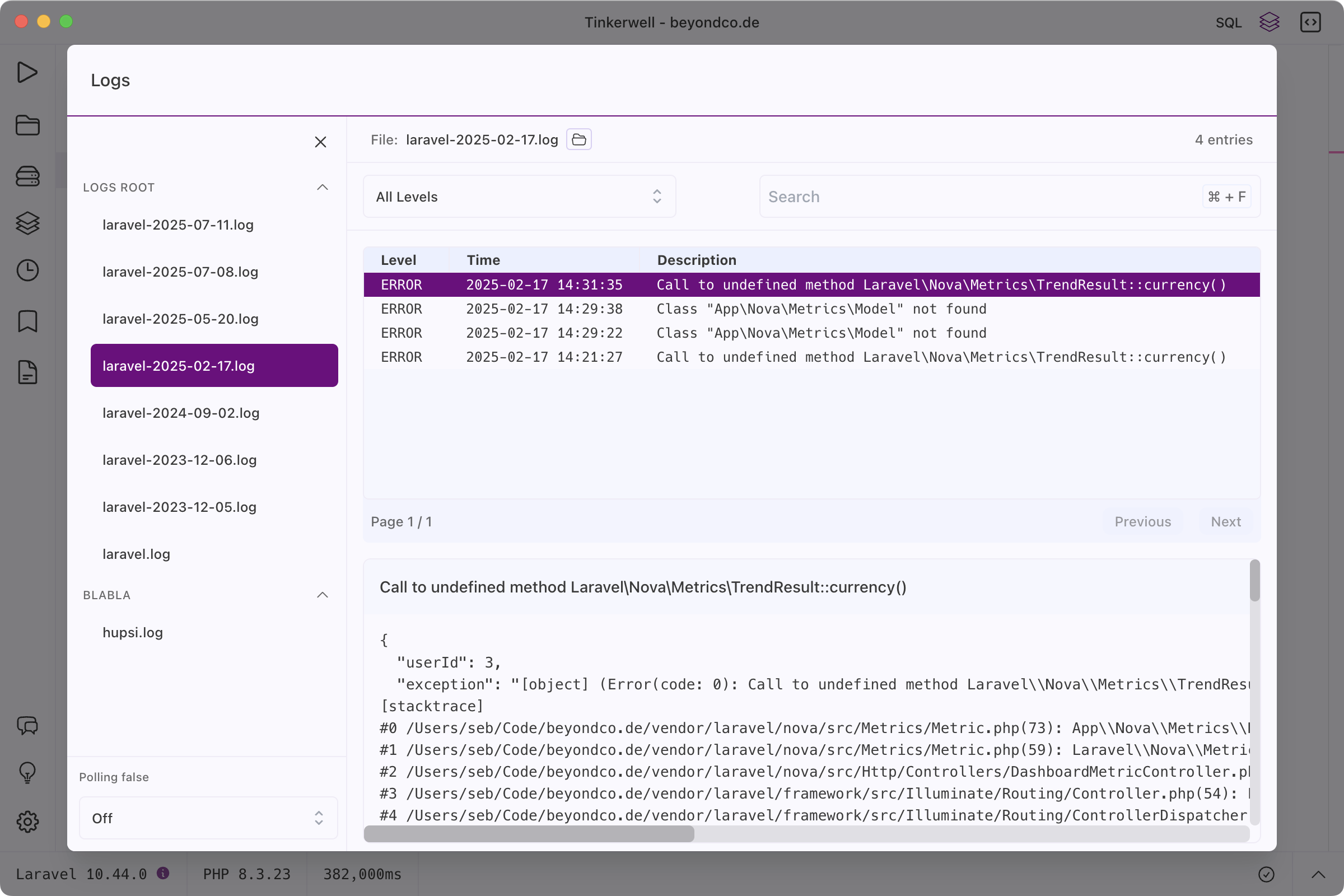 Log Viewer