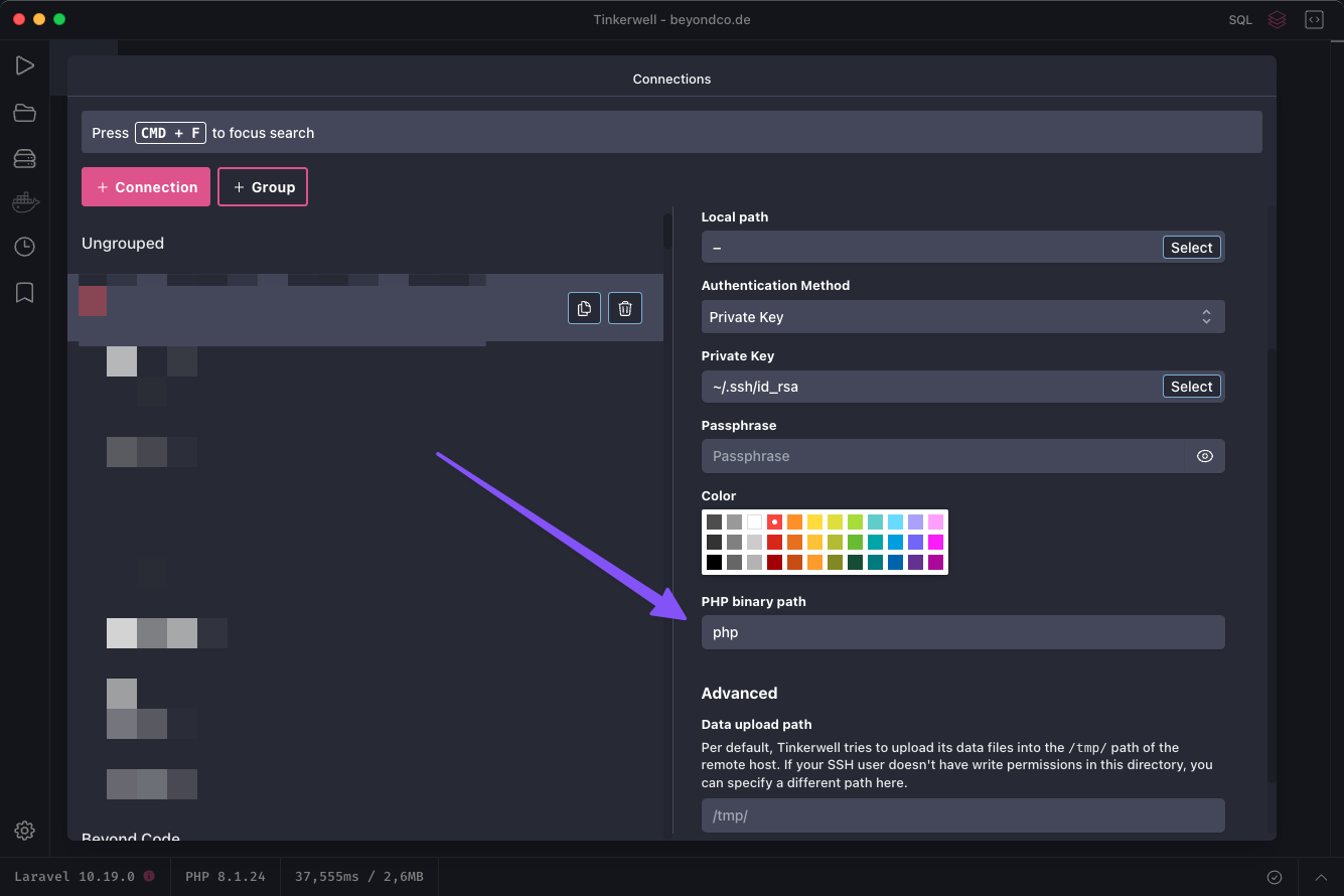 SSH Connection Manager
